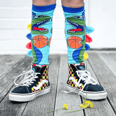 MADMIA Dinosaur Socks With Spikes Kids & Adults Age 6 - 99-1954803049033764868