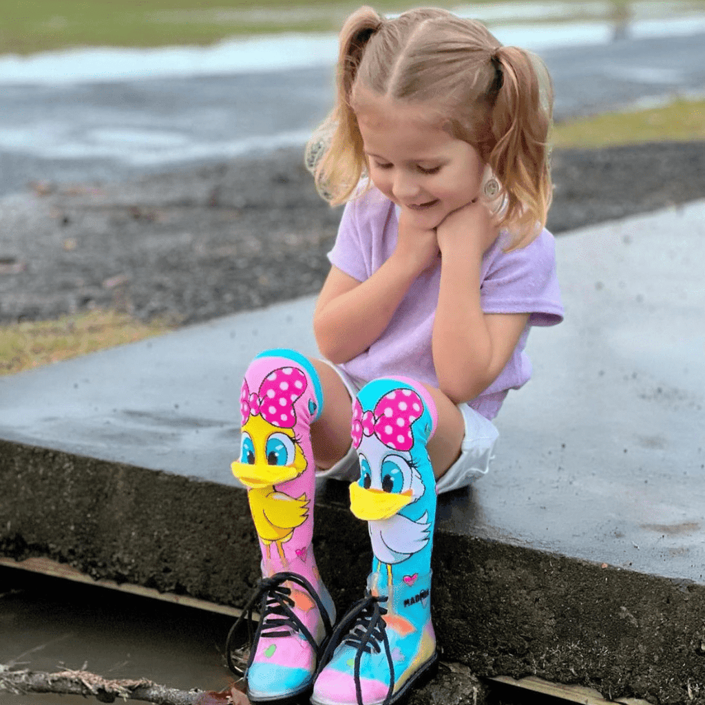 MADMIA Fluffy Duck Socks With Bill Toddler Ages 3 - 5-1954803049713242115
