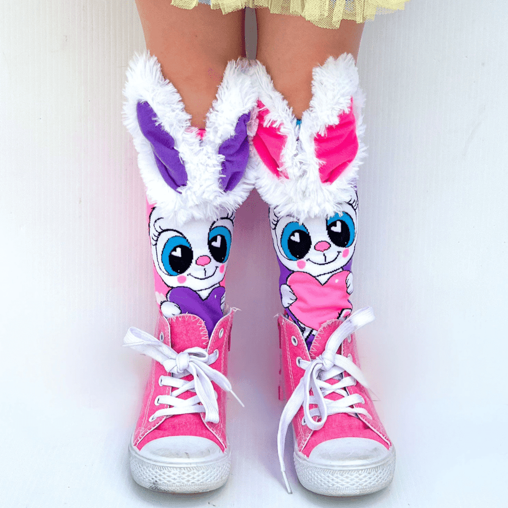 MADMIA Funny Bunny Socks With Ears Toddler Ages 3 - 5-1954803048534642690