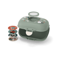 Monbento Gram Snack Box-Green Raccoon Green Raccoon-1954803050044592131