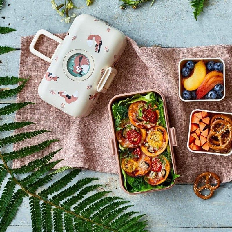 Monbento Tresor Graphic Kids's Bento Box- Cinnamon Fox Cinnamon Fox-1954803050740846599