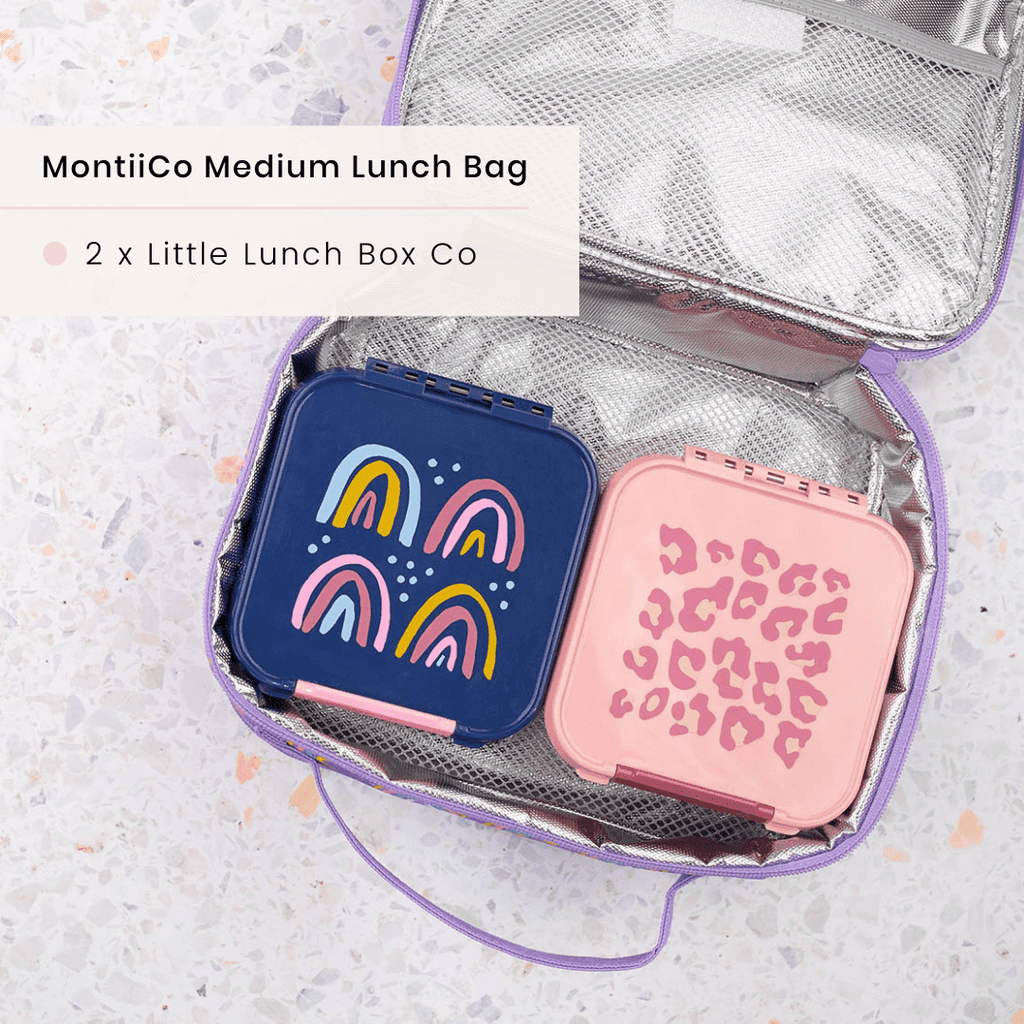 MONTII.CO Medium Insulated Lunch Bag - Petals-1954803121284845574