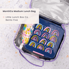 MONTII.CO Medium Insulated Lunch Bag - Petals-1954803121284845575