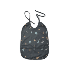 Nuuroo Alberte Long Coated Bib Sand Flower bee-1954803052435345409