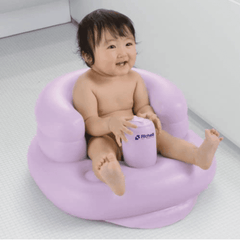Richell Inflatable Soft Baby Chair Purple Grey-1954803146052210690