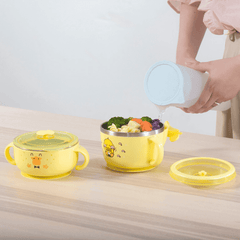 Richell Stainless Steel Bowl 370ml Blue-1954803041219776515