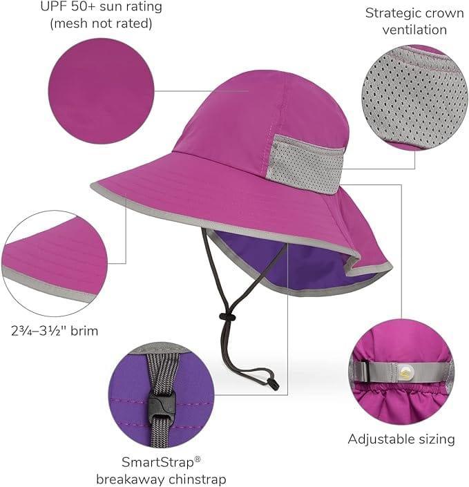 Sunday Afternoon Kids Play Hat UPF50+ | Ocean Life Large (5-12yrs)-1954803053383258112