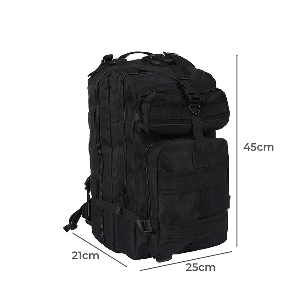 Slimbridge 40L Military Tactical Backpack Black-1954802650541330434