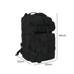 Slimbridge 40L Military Tactical Backpack Black-1954802650541330434