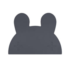 We Might Be Tiny Bunny Placie? Silicone Placemat Charcoal-1954803139966275585