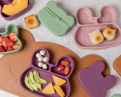 We Might Be Tiny Bunny Stickie Plate Plum-1954803101777137666