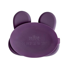 We Might Be Tiny Bunny Stickie Plate Plum-1954803101777137667