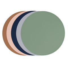 We Might Be Tiny Round Placie? Silicone Placemat Navy-1954803140457009155