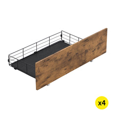 Levede 4 Queen Bed Frame Storage Drawers-1954802932738297856