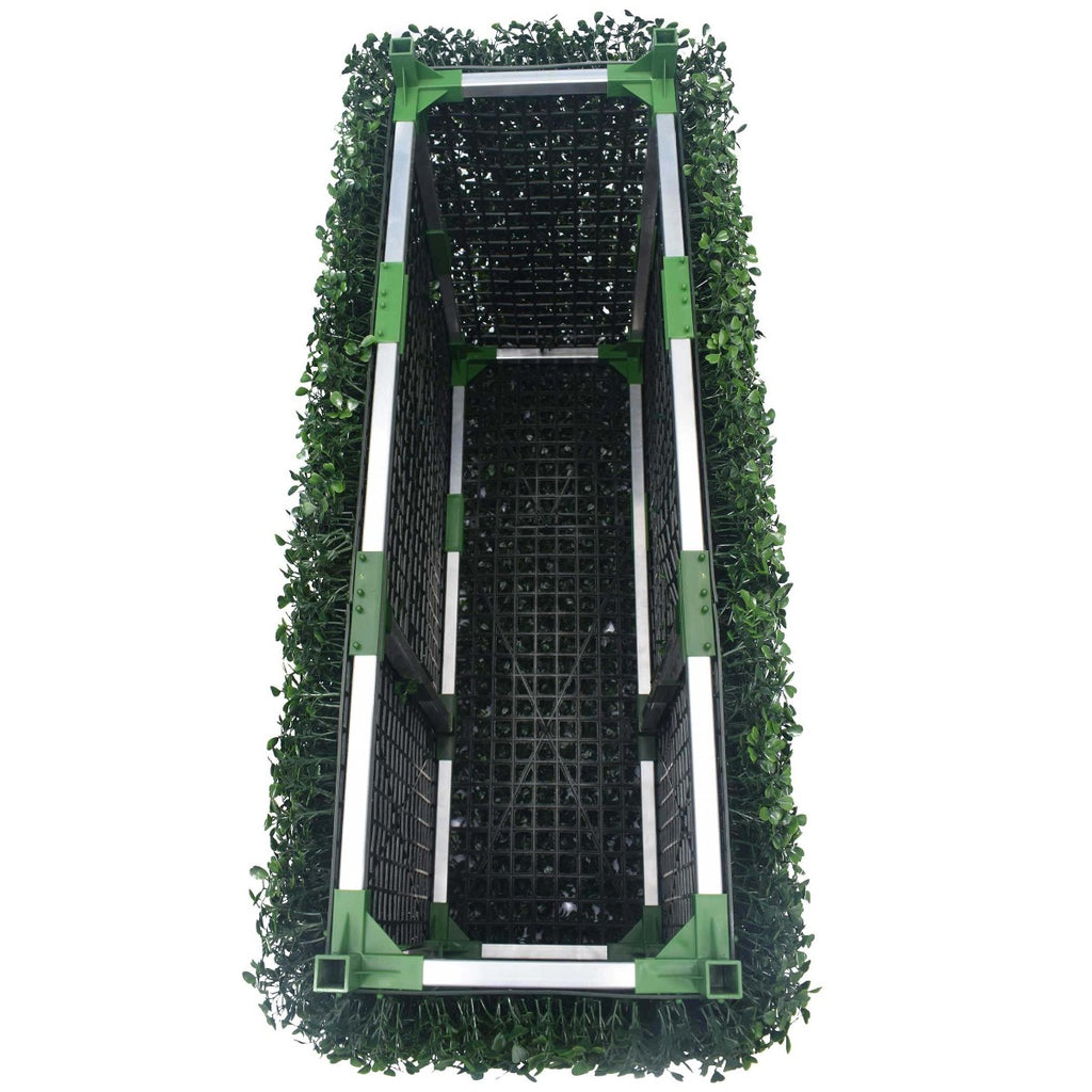 Portable Boxwood Hedge UV Resistant 25cm High 100cm Long