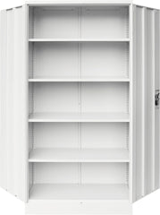 Two-Door Shelf Office Gym Filing Storage Locker Cabinet Safe