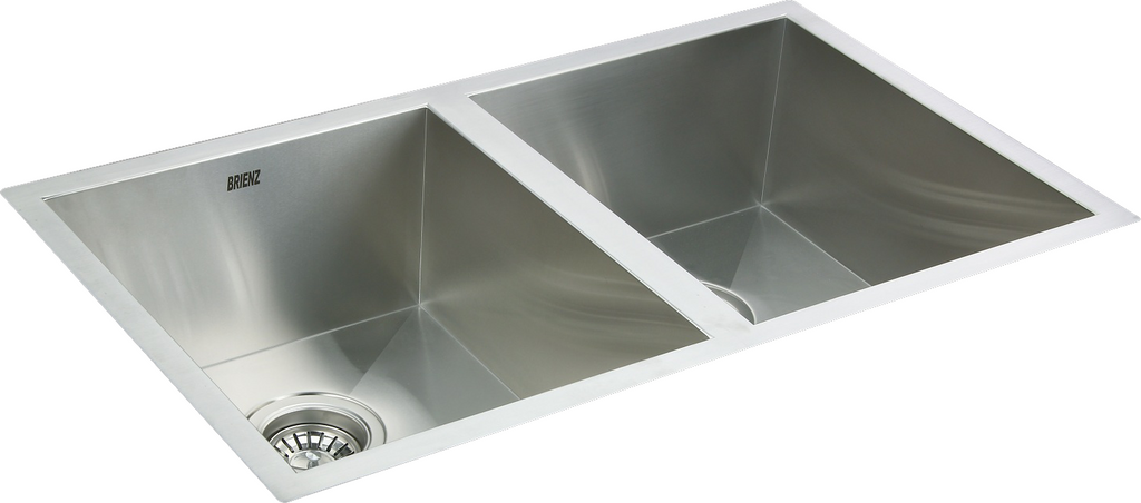770x450mm Handmade Stainless Steel Undermount / Topmount Kitchen Sink with Waste