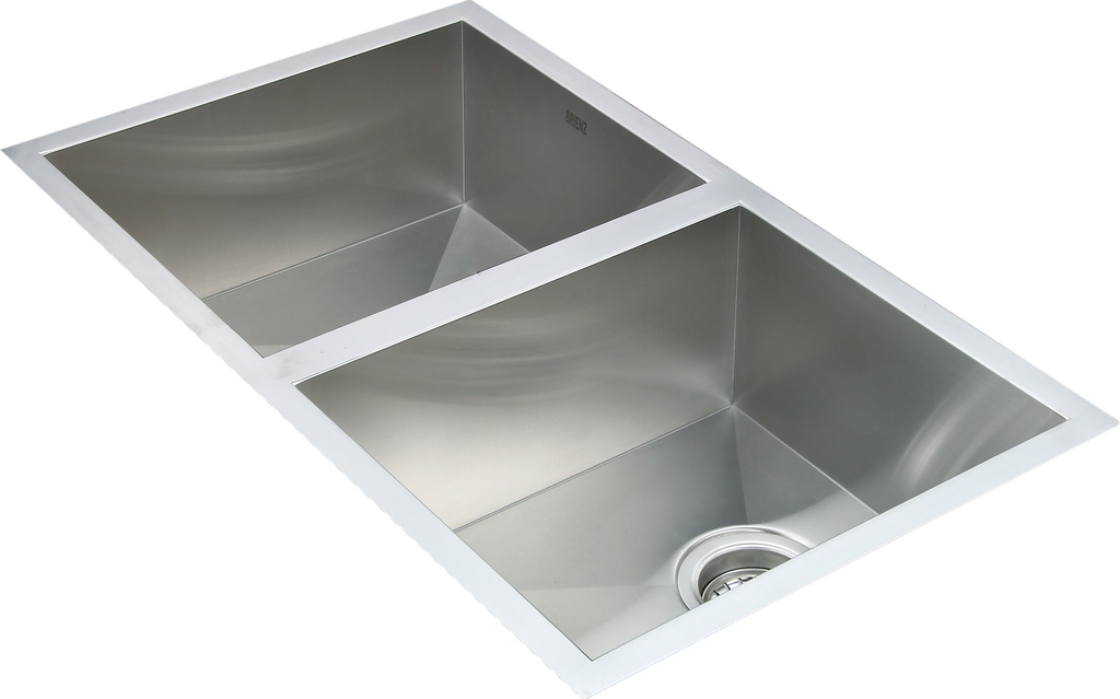 770x450mm Handmade Stainless Steel Undermount / Topmount Kitchen Sink with Waste