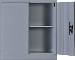 Two-Door Shelf Office Gym Filing Storage Locker Cabinet Safe