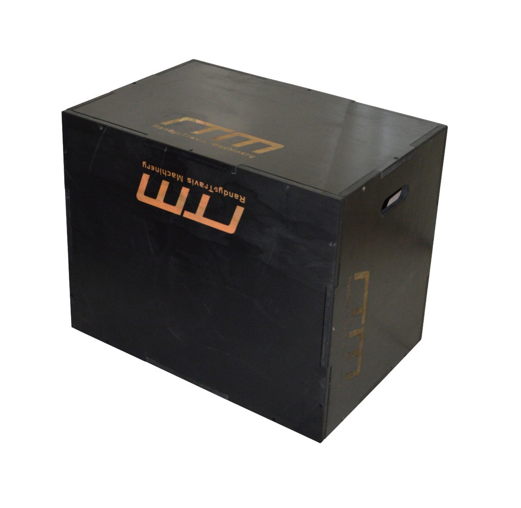 3 IN 1 Black Wood Plyo Games Plyometric Jump Box