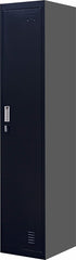 Padlock-operated lock One-Door Office Gym Shed Clothing Locker Cabinet Black