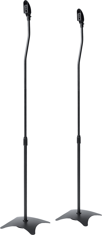 2pcs Speaker Stands Stand Rear Surround Sound Satellite Speakers Adjustable
