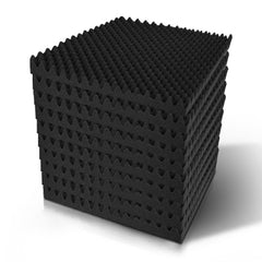 Alpha Acoustic Foam 60pcs 50x50x5cm Sound Absorption Proofing Panels Eggshell