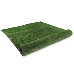 Prime Turf Artificial Grass 2mx5m 10mm Synthetic Fake Lawn Turf Plant Plastic Olive