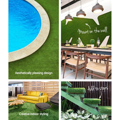 Prime Turf Artificial Grass 2mx5m 10mm Synthetic Fake Lawn Turf Plant Plastic Olive