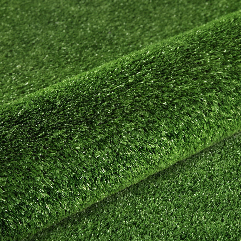 Prime Turf Artificial Grass 2mx5m 10mm Synthetic Fake Lawn Turf Plant Plastic Olive
