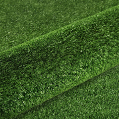 Prime Turf Artificial Grass 2mx5m 10mm Synthetic Fake Lawn Turf Plant Plastic Olive