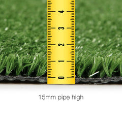 Prime Turf Artificial Grass 1mx10m 17mm Synthetic Fake Lawn Turf Plant Plastic Olive