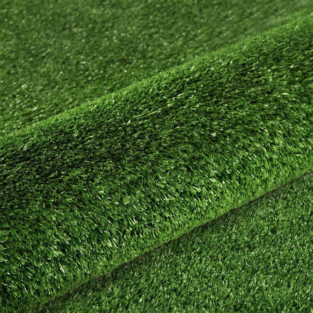Prime Turf Artificial Grass 2mx5m 17mm Synthetic Fake Lawn Turf Plant Plastic Olive