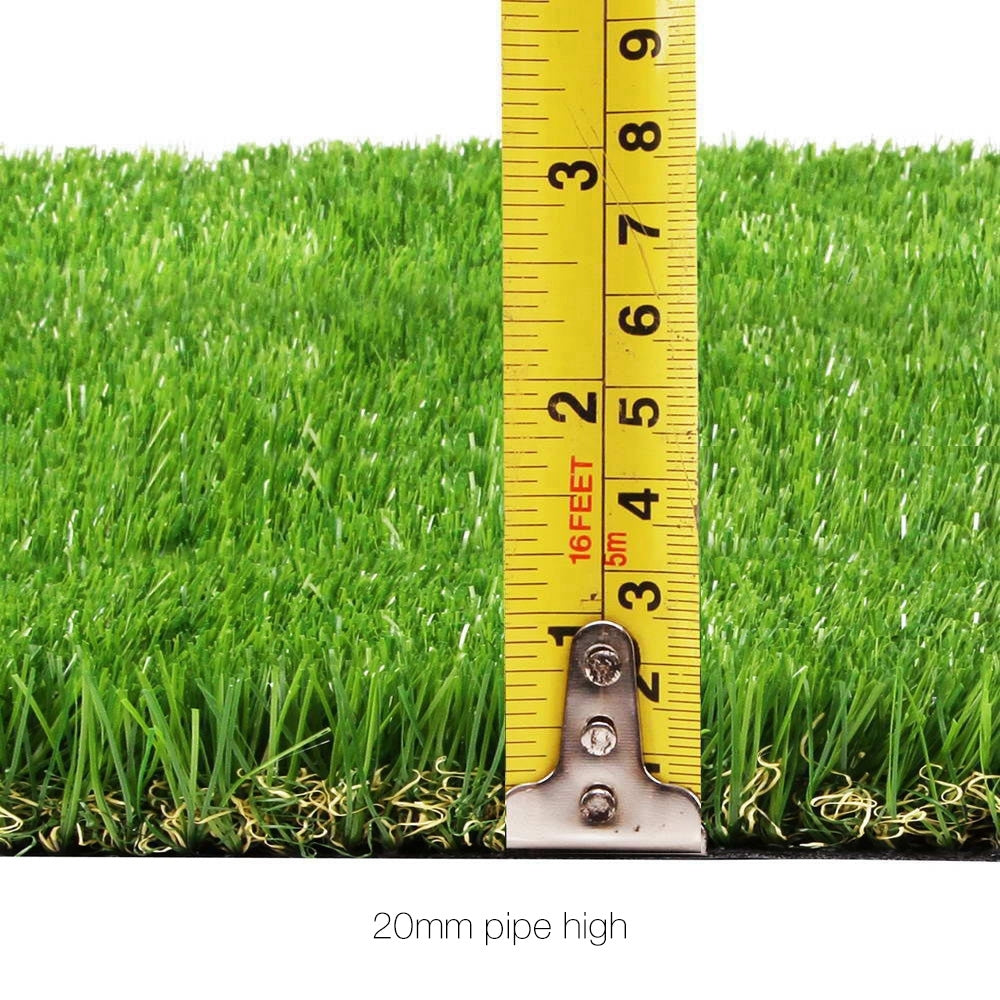 Prime Turf Artificial Grass 20mm 2mx5m Synthetic Fake Lawn Turf Plastic Plant 4-coloured