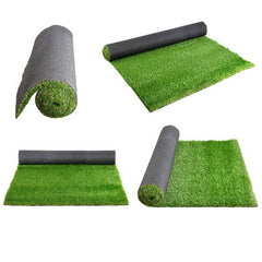 Prime Turf Artificial Grass 40mm 2mx5m Synthetic Fake Lawn Turf Plastic Plant 4-coloured