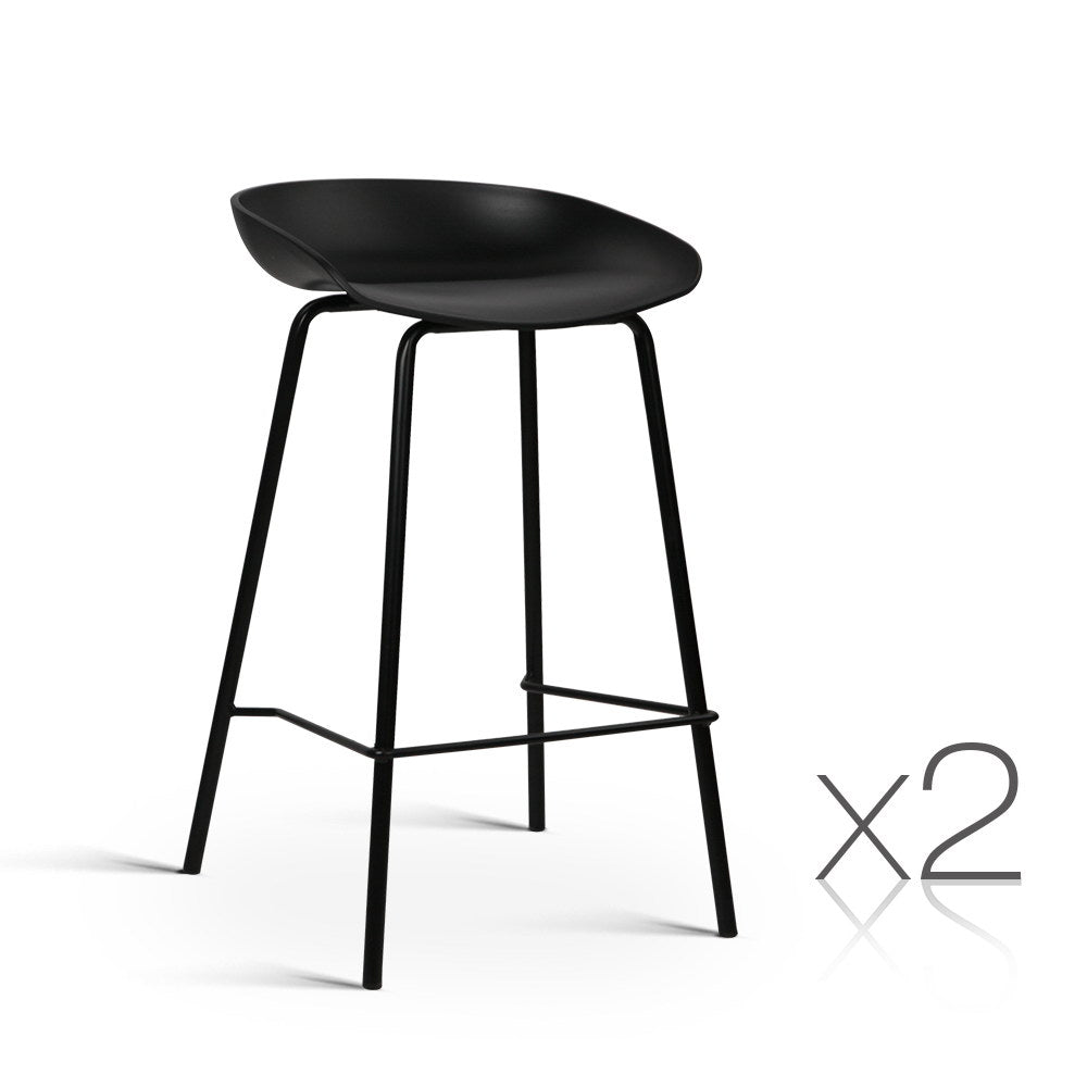 Artiss 2x Bar Stools Kitchen Counter Stools Metal
