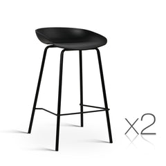 Artiss 2x Bar Stools Kitchen Counter Stools Metal