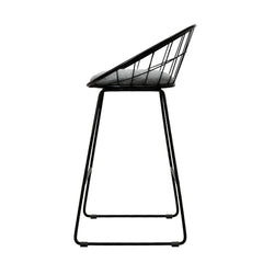 Artiss 2x Bar Stools Padded Seat Metal