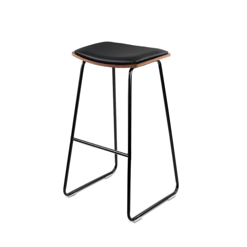 Artiss Bar Stools Kitchen Counter Stools Metal Chairs x2