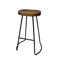 Artiss 2x Bar Stools Tractor Seat 75cm Black