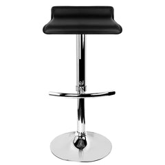 Artiss 2x Bar Stools Adjustable Gas Lift Chairs Black