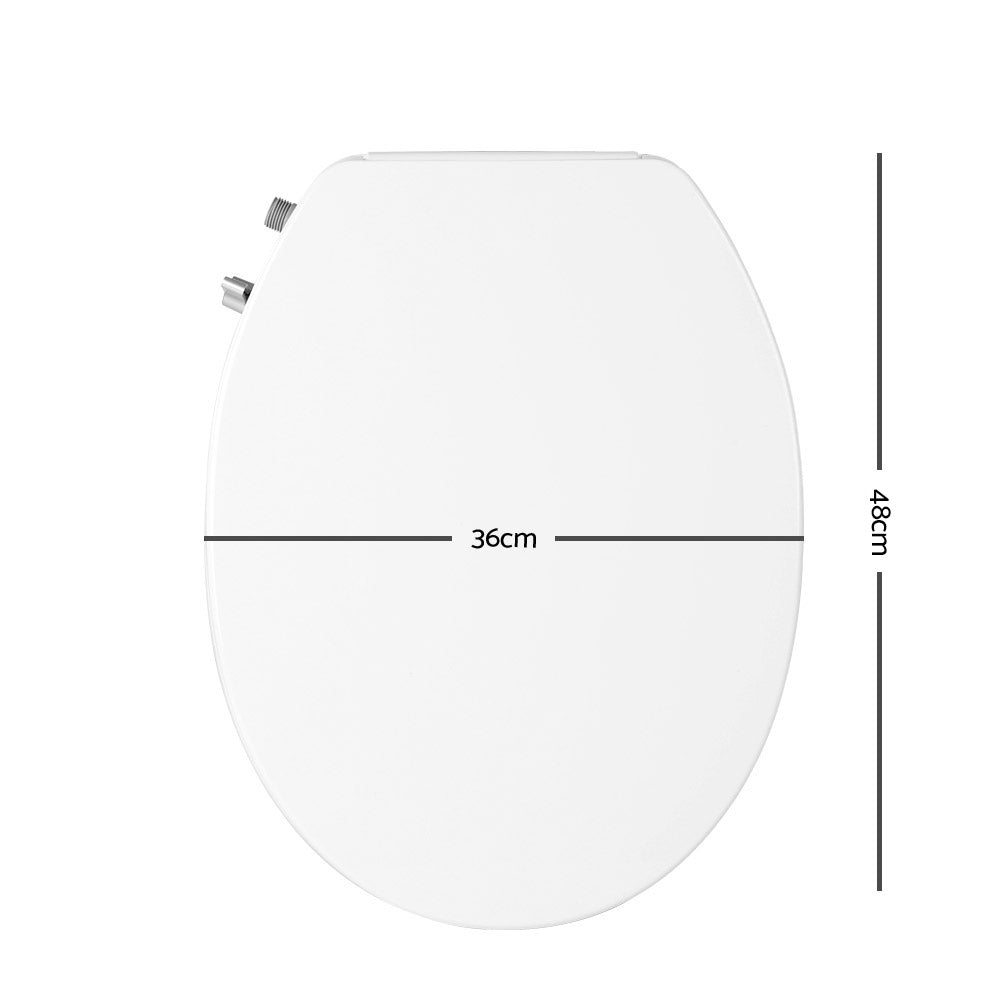 Cefito Non Electric Bidet Toilet Seat Cover Auto Water Spray Wash Knob Control