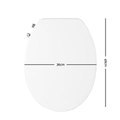 Cefito Non Electric Bidet Toilet Seat Cover Auto Water Spray Wash Knob Control
