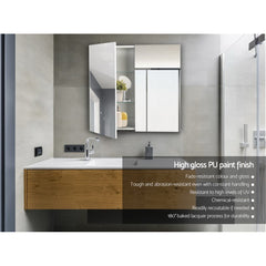 Cefito Bathroom Mirror Cabinet 750x720mm White