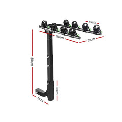 Giantz 4 Bicycle Carrier Bike Rack Car Rear Hitch Mount 2