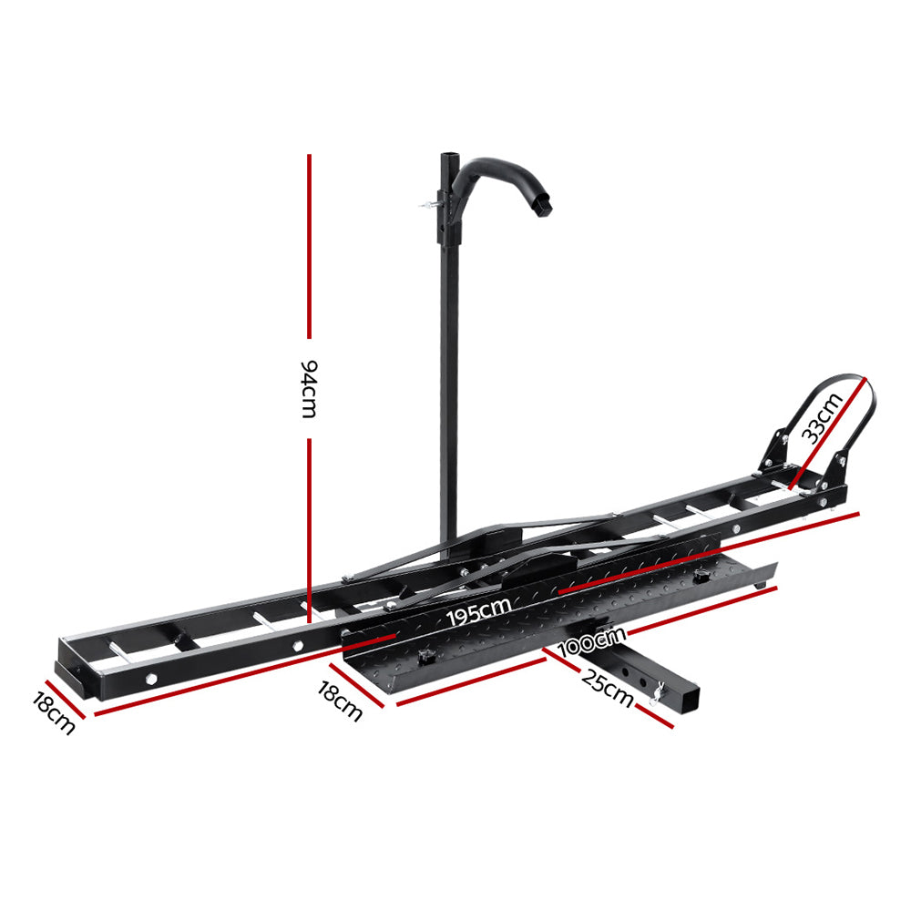 Giantz Motorcycle Motorbike Carrier Rack Ramp 2