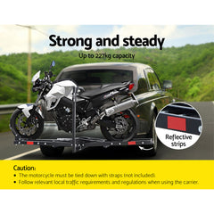Giantz Motorcycle Motorbike Carrier Rack Ramp 2