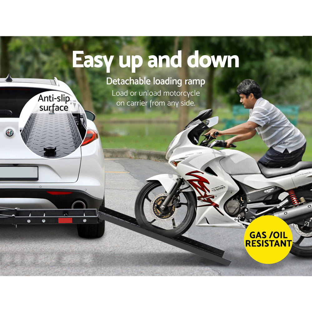 Giantz Motorcycle Motorbike Carrier Rack Ramp 2