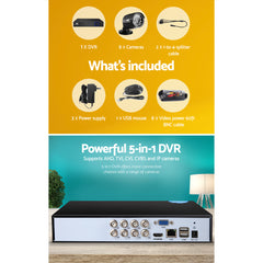 UL-tech CCTV Security System 8CH DVR 8 Cameras 1080p