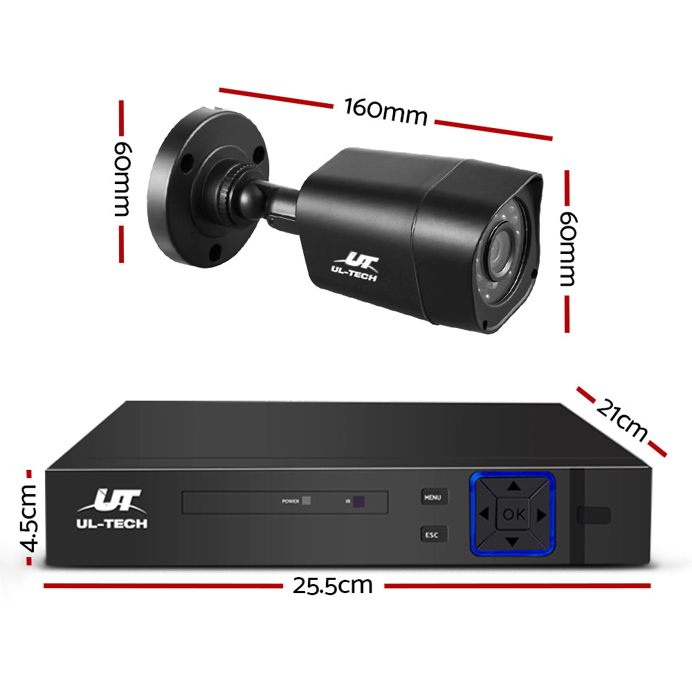 UL-tech CCTV Security System 8CH DVR 8 Cameras 1080p